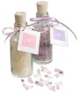 Scented Bath Salts in Glass Bottles