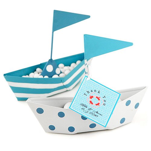 unknown Metal Sailboat Party Favor