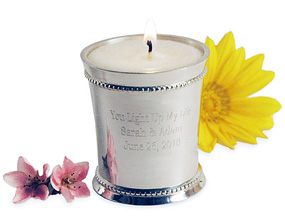 unknown Personalized Julep Cup With (Optional) Lemon Votive Candle