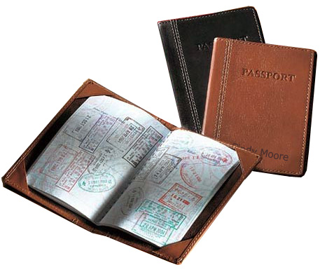 unknown Leather Passport Holder