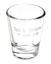 unknown Engraved Shot Glass