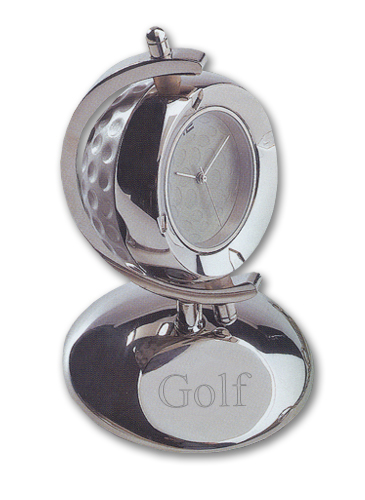 unknown Silver Pro Golf Ball Clock