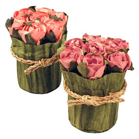 unknown Bridal Candy Flower Pot of Roses