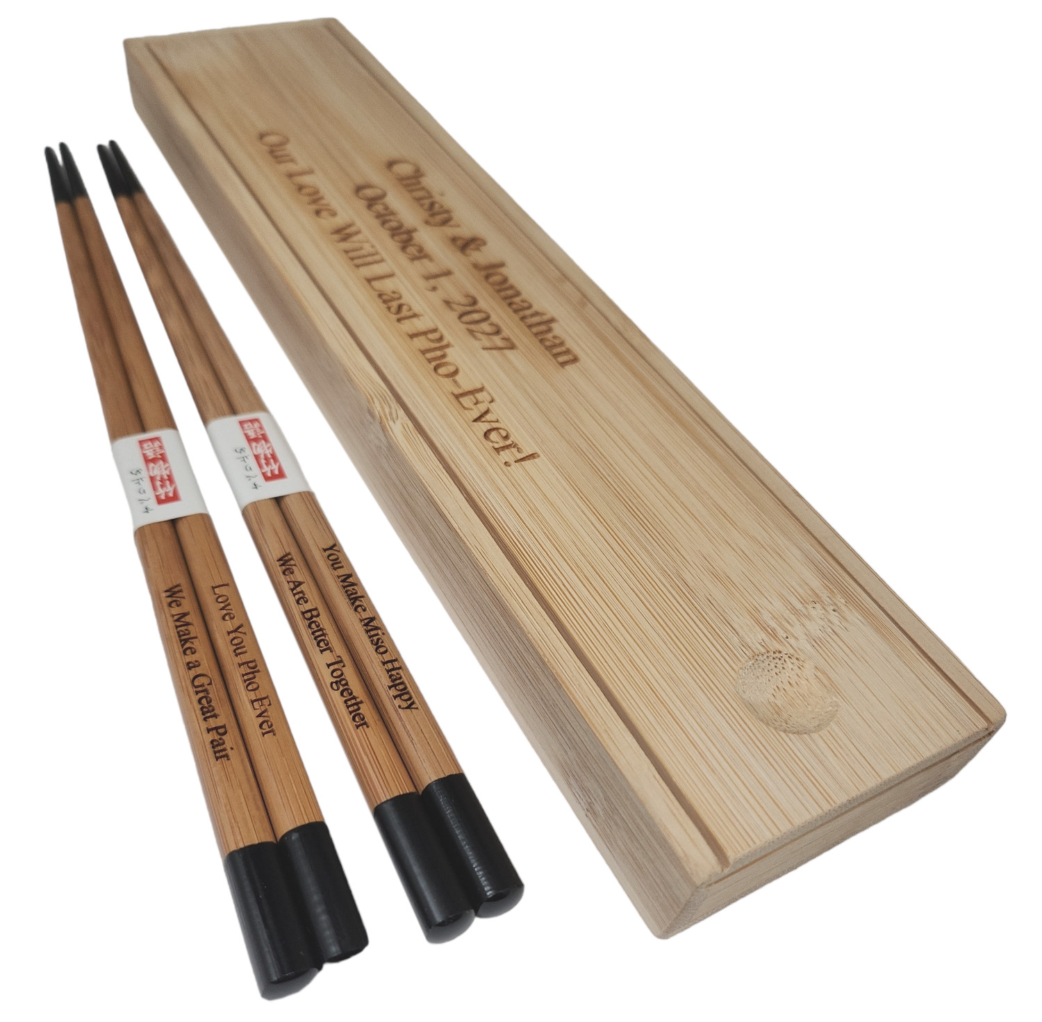 Personalized Japanese Wood Chopsticks