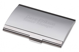 Polished Matte Finish Executive Business Card Case Holder