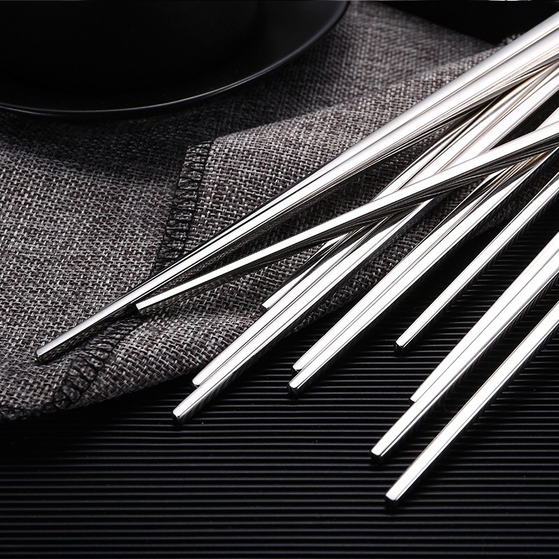 engraved stainless steel chopsticks