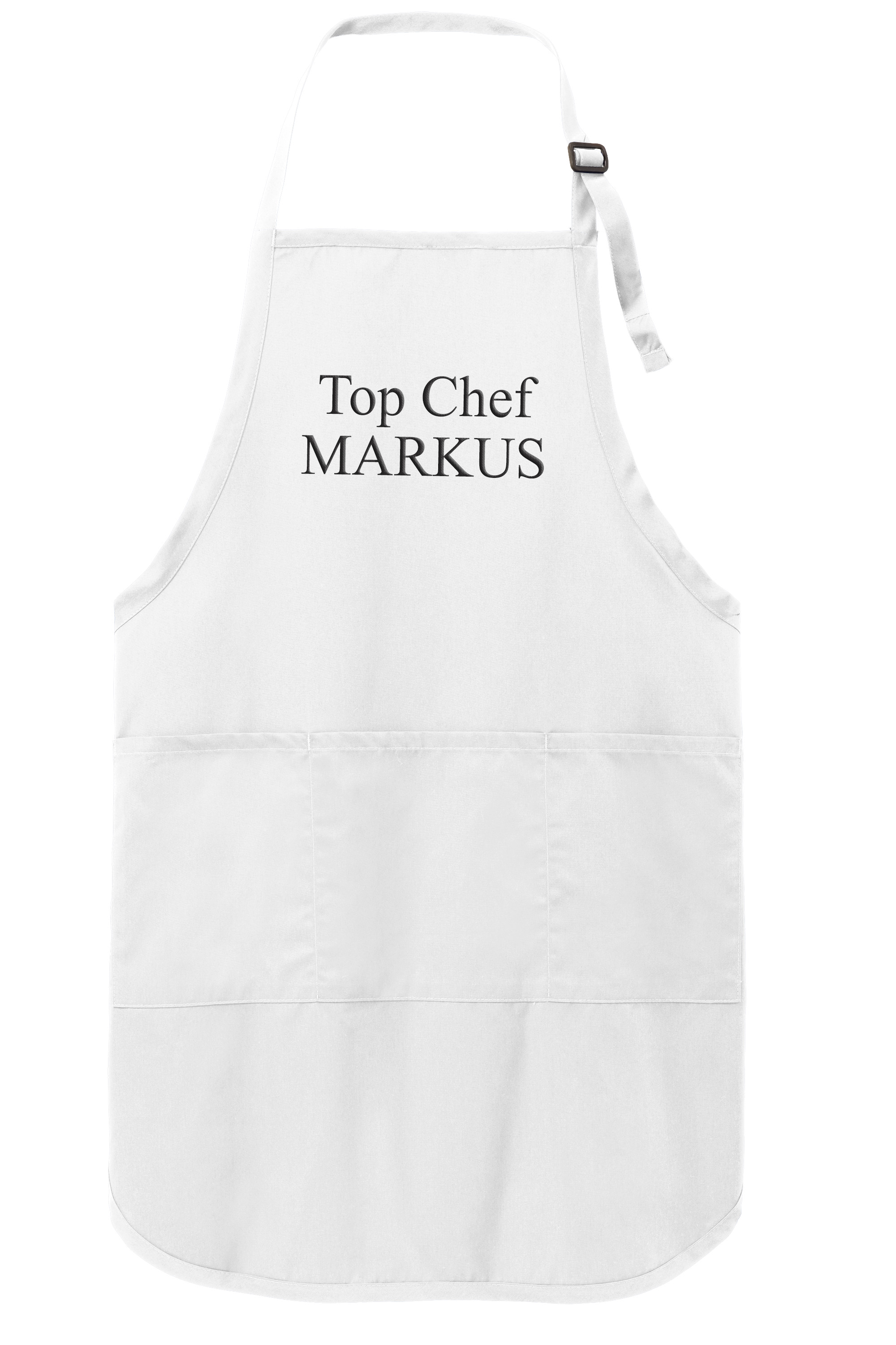 Embroidered White Apron With Chef Hat / Chef Mommy Apron / Chef Mommy Hat /  Mothers Day Gift / White Apron and Chef Hat Set / Custom Apron 