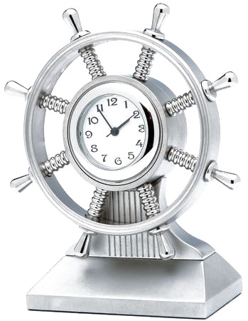 Nautical Sailboat Wheel Office Desk Clock Hansonellis Com