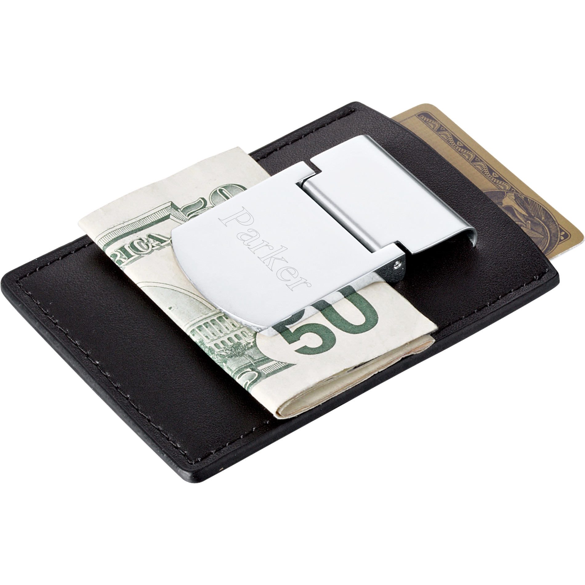 Credit Card and Silver Money Clip 